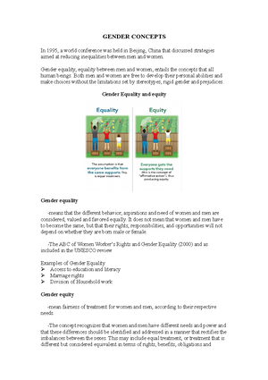 SEX VERSUS GENDER - SEX VERSUS GENDER Sex and gender are essential