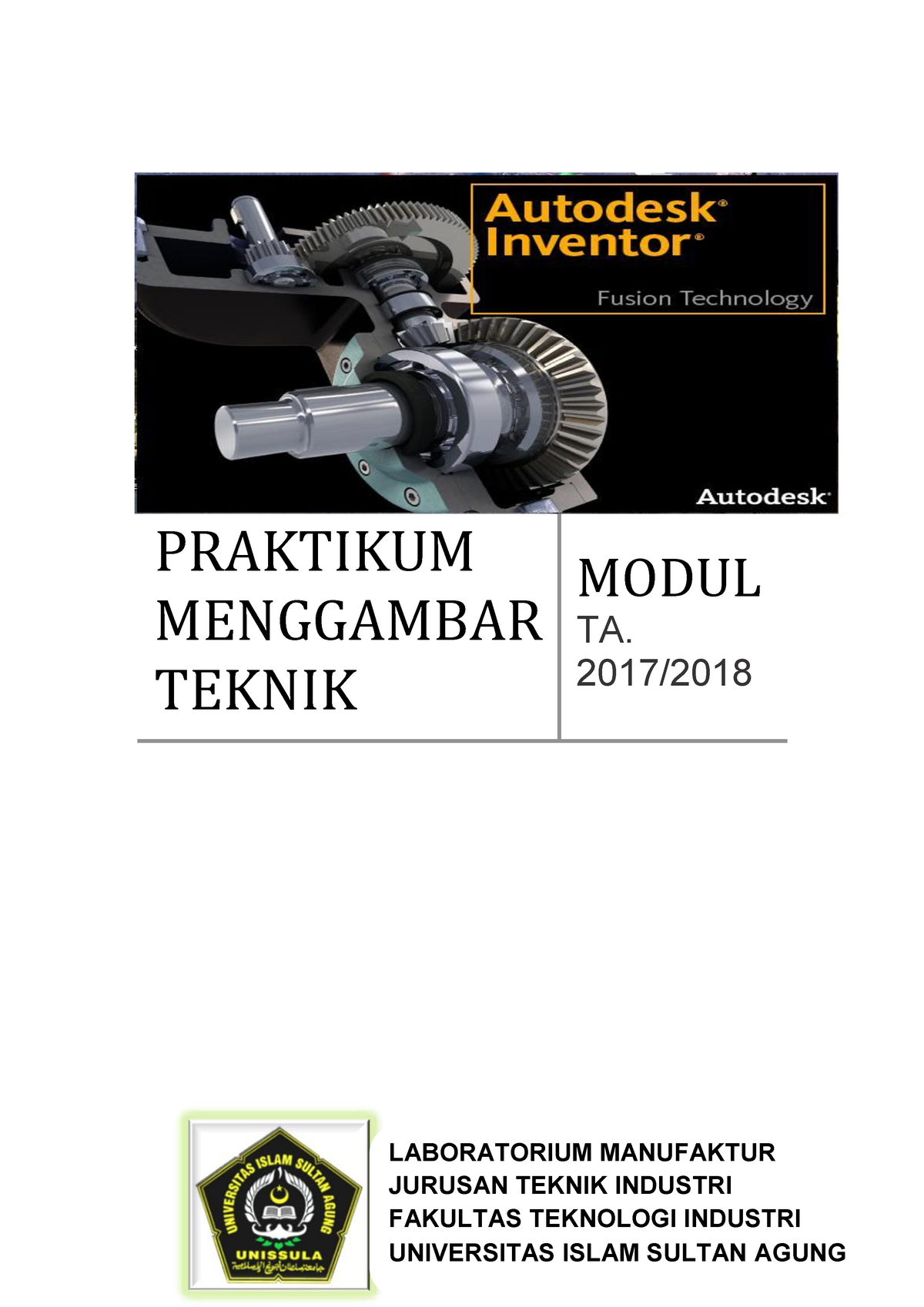 Modul Menggambar Teknik 2017 - 1 PRAKTIKUM MENGGAMBAR TEKNIK MODUL TA ...