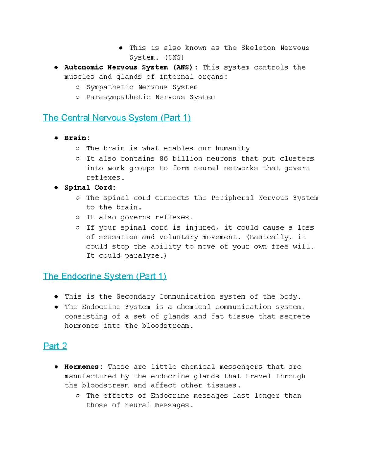 Chapter 2 (part 2) - Part 2 These Are The Notes Taken From The Lecture ...