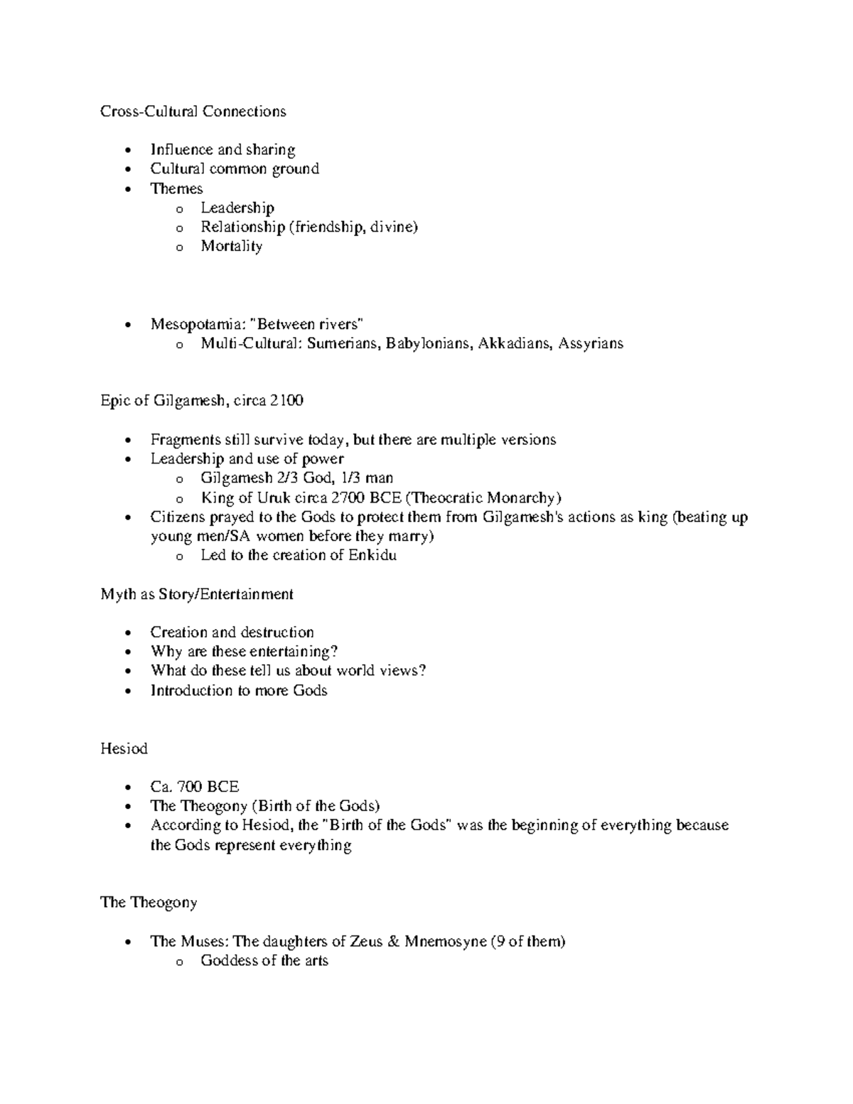 CC303 UNIT3 Notes - Week 6-8 - Cross-Cultural Connections • Influence ...