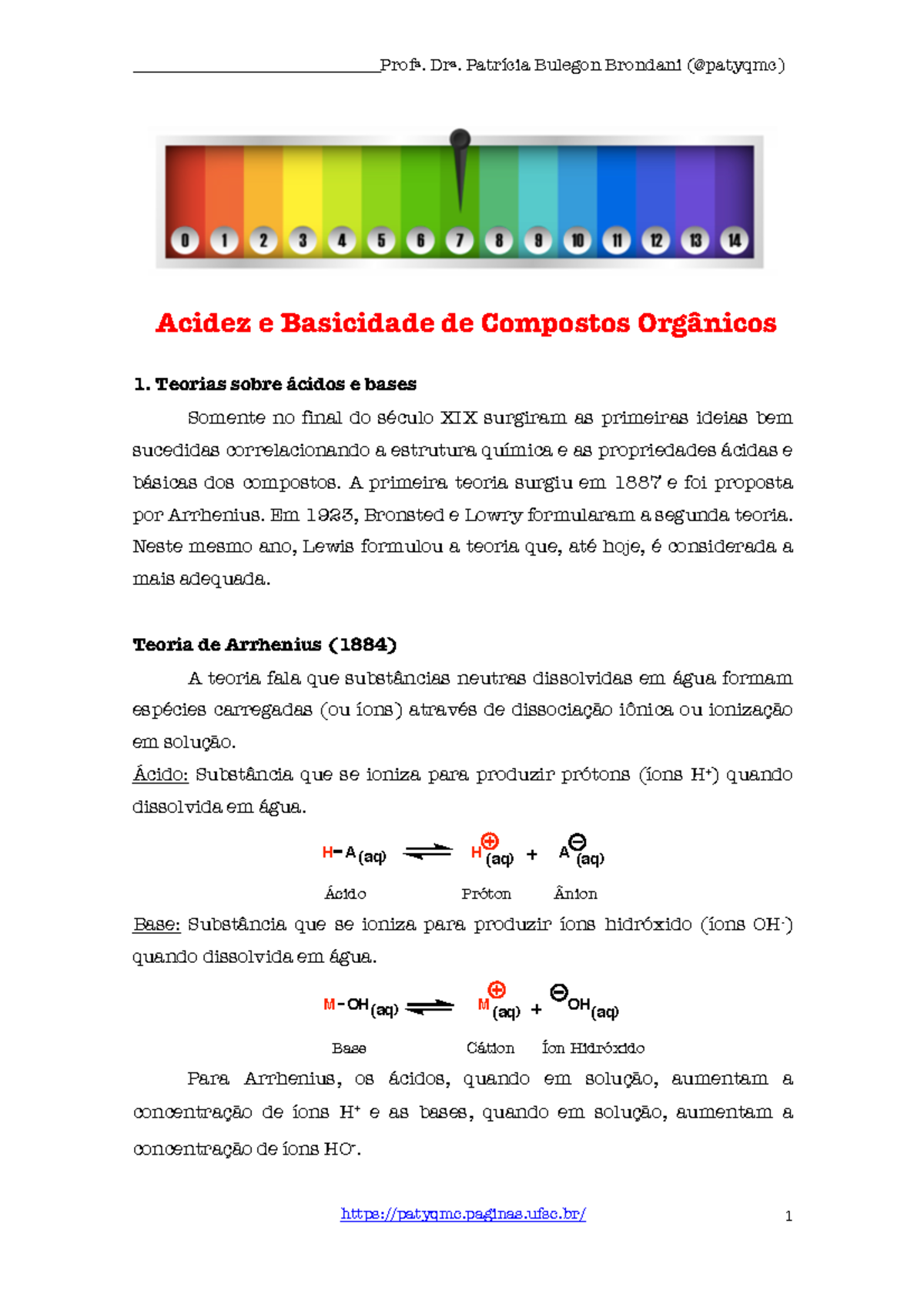Acidez E Basicidade De Compostos Orgânicos - Paula Bruice - Patyqmc ...