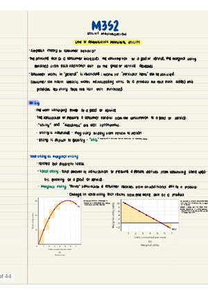 LECTURE NOTES ON SUPPLY AND DEMAND PART 1 - economics - Studocu