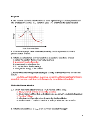 Exam 1 Backtest - Biochemistry Fall 2022 Exam 1 Practice Problems ...