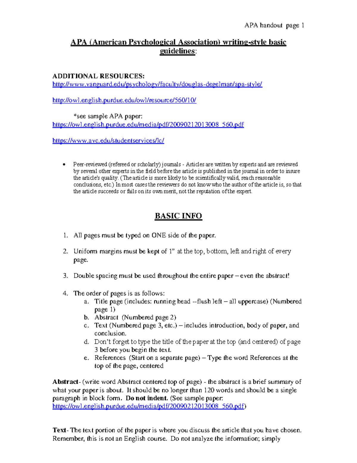 APA format guide - adp template for - APA (American Psychological ...