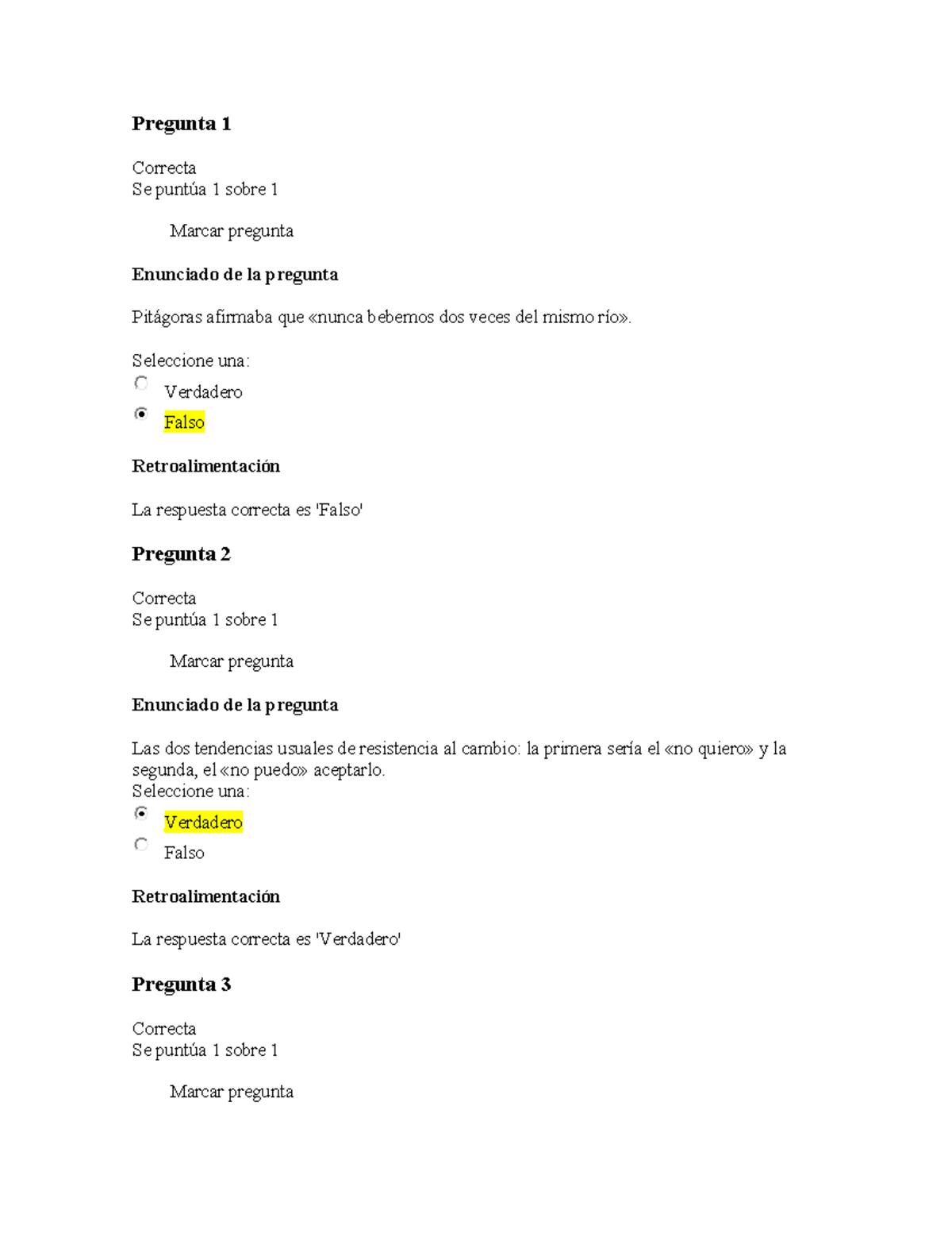 Evaluacion 4 - Evaluación - Pregunta 1 Correcta Se Puntúa 1 Sobre 1 ...