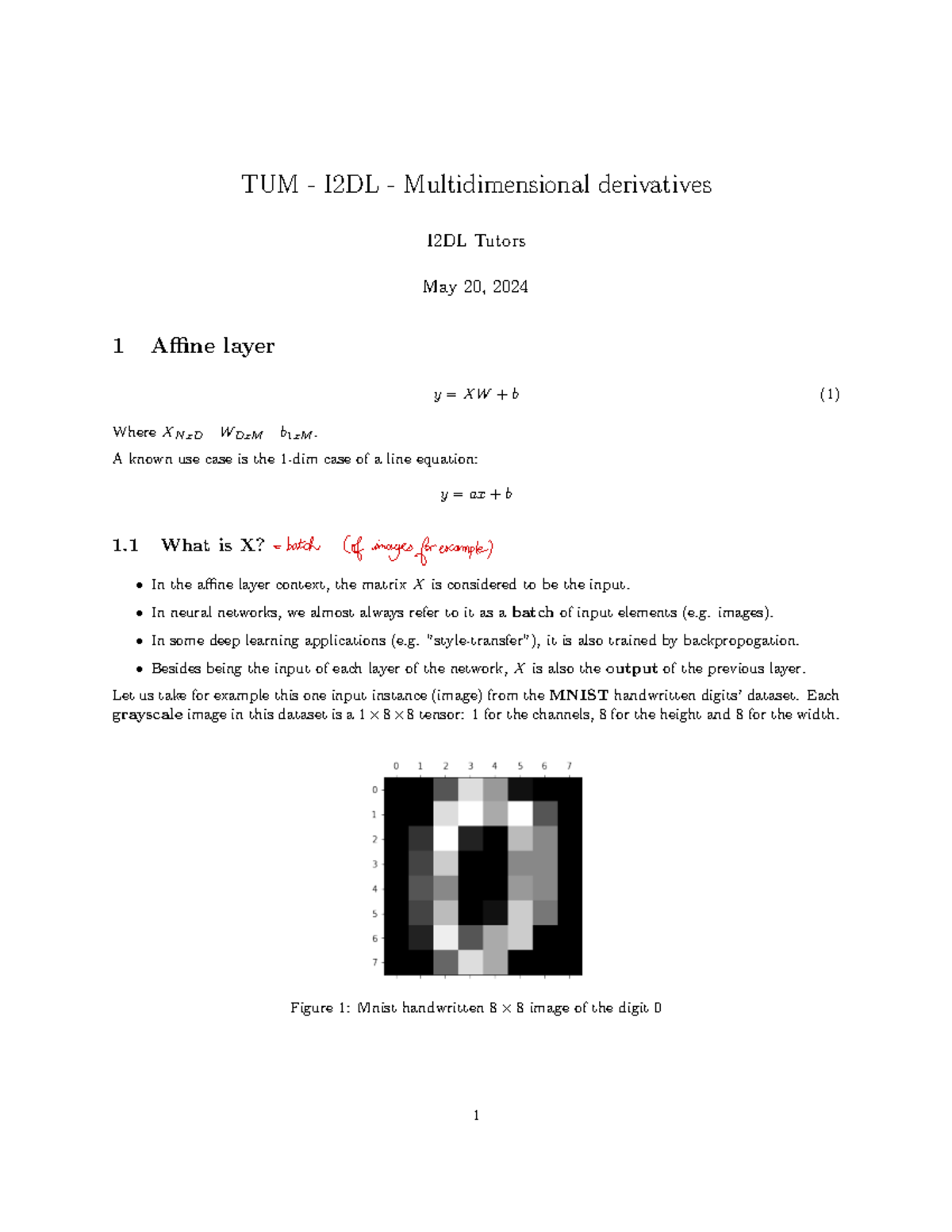 Multidimensional derivatives - ####### A known use case is the 1-dim ...