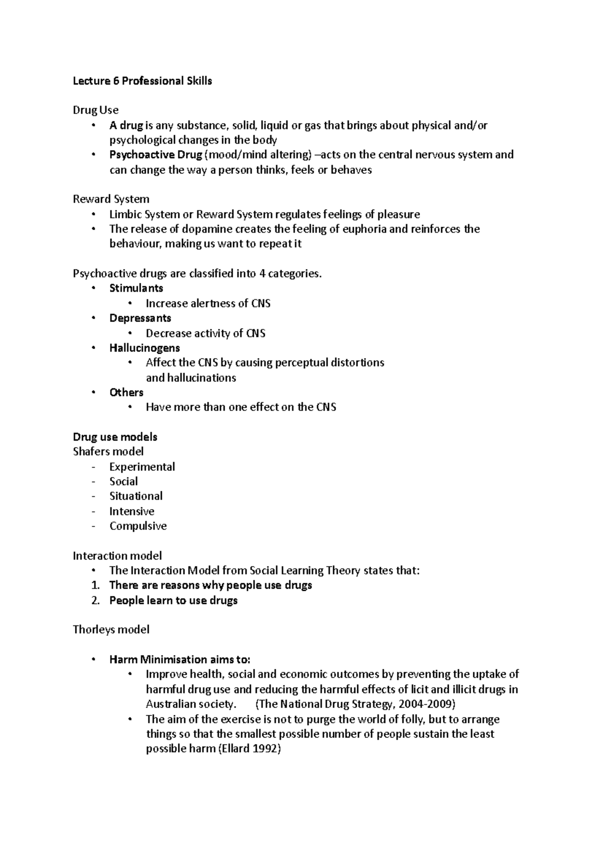 cri2101-lecture-6-lecture-6-professional-skills-drug-use-a-drug-is