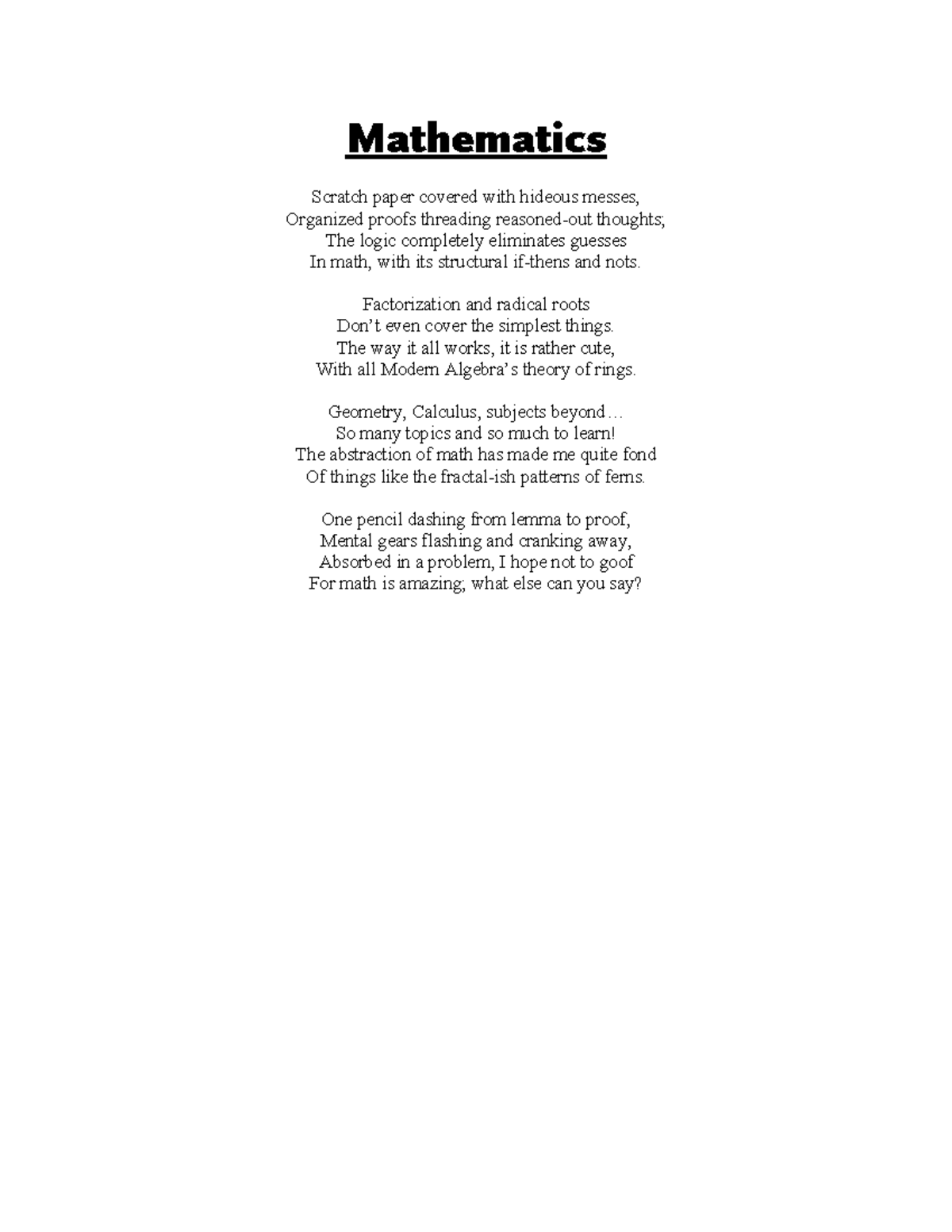 226138499-Math-Poem - Wjjwjwn ywgwgh Ay - Mathematics Scratch paper ...