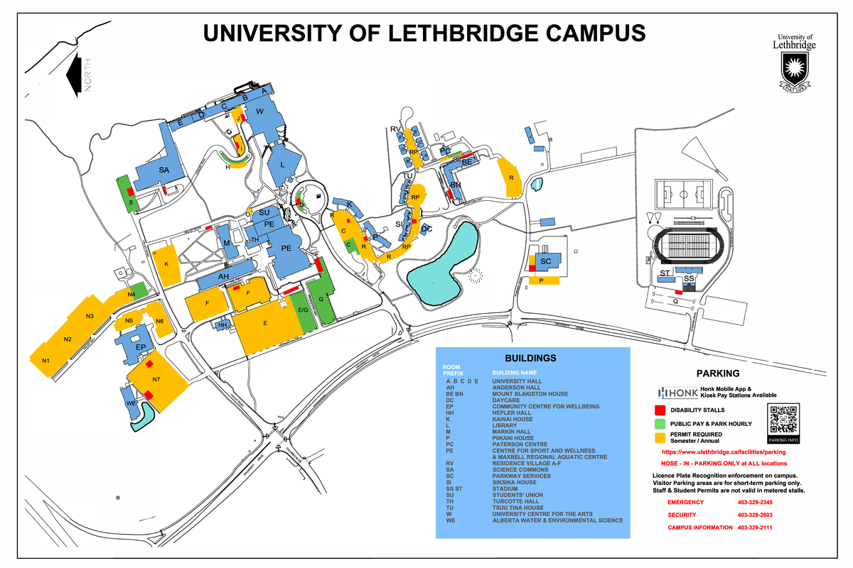 Campus-Map - map of campus - / N N I f- 0:'.: 0 z N SA ,,,,,,, ..- N 0 ...