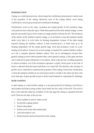 Injection molding lab report - ABSTRACT Injection moulded components ...