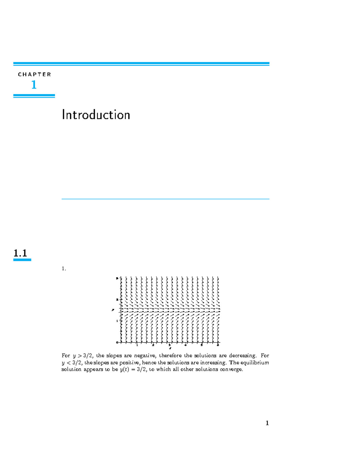 Ch01 - test book answer - 1 C H A P T E R 1 Introduction 1. 1. Fory > 3 ...