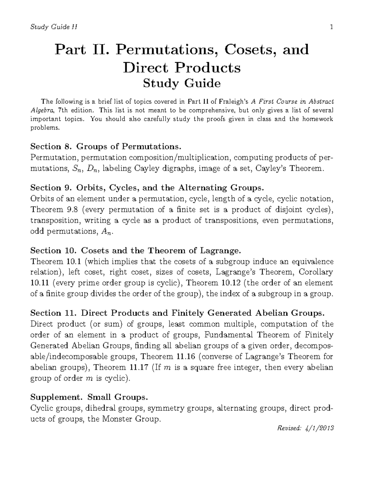 Study Guide II Helpful for Maths graduates from calicut university