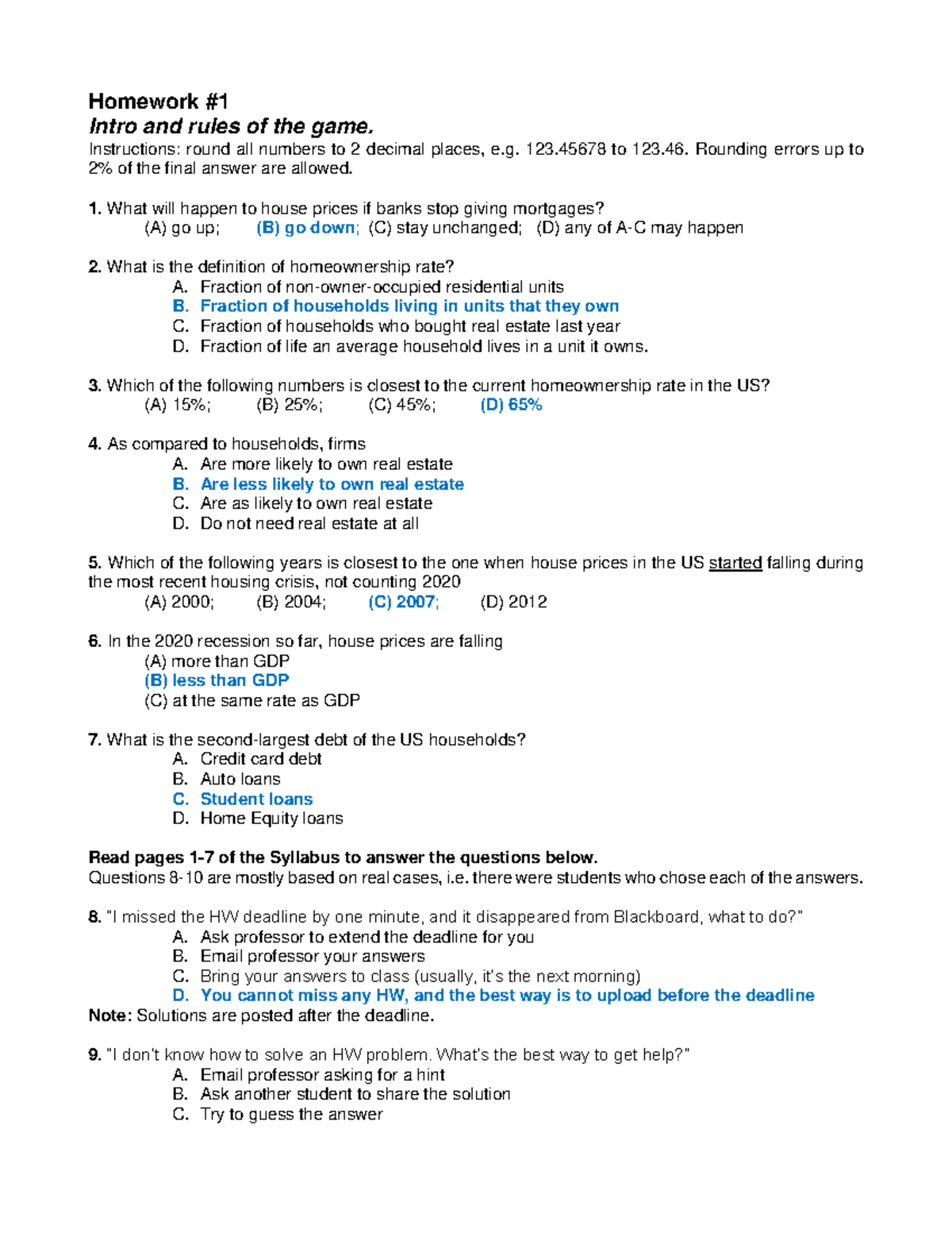 HW1Solution - Hoemwork 1 - Homework Intro and rules of the game ...