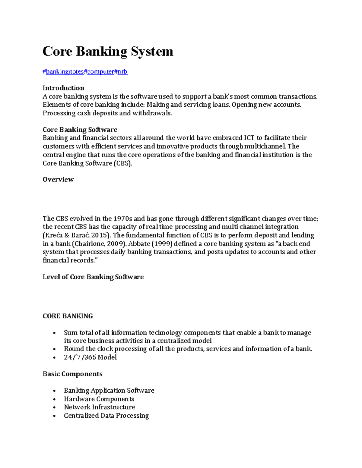 Core Banking System all about cbs Core Banking System bankingnotes