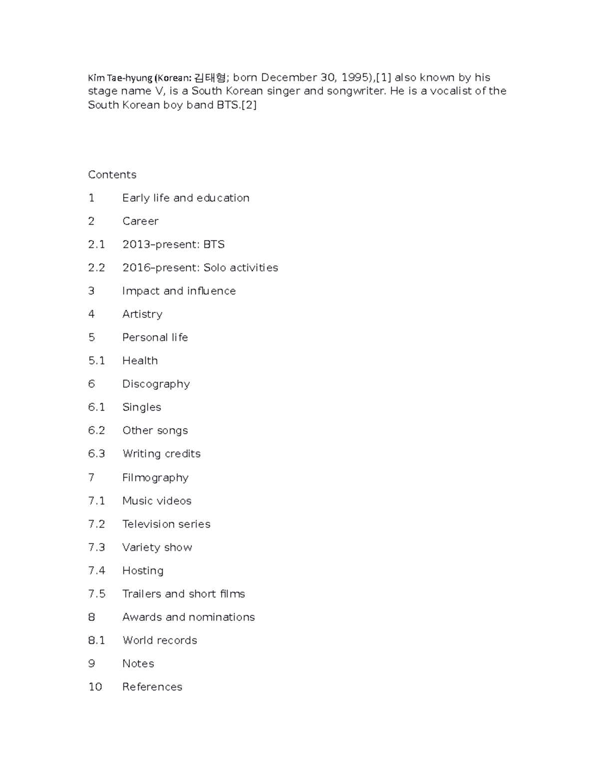 10-mustdl - Lecture notes 78 - Kim Tae-hyung (Korean: 김태형; born ...