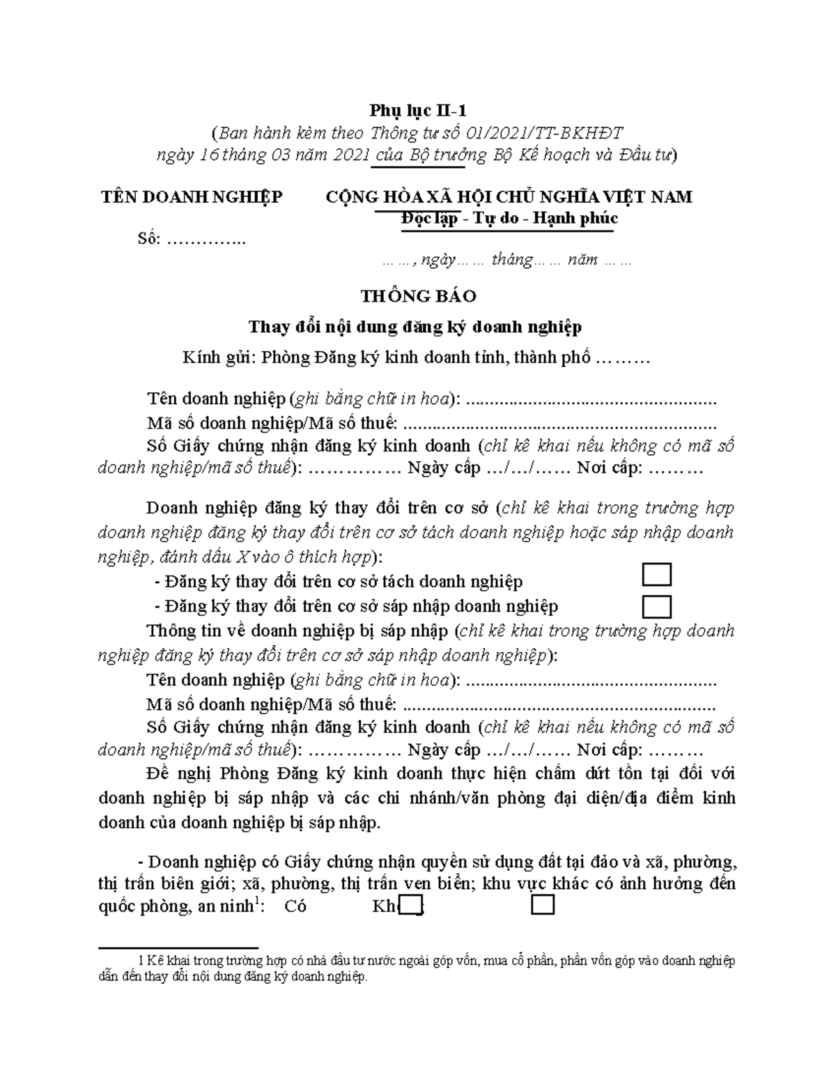 1 14 2022 22 27 21 phulucii1 Phụ lục II (Ban hành kèm theo Thông