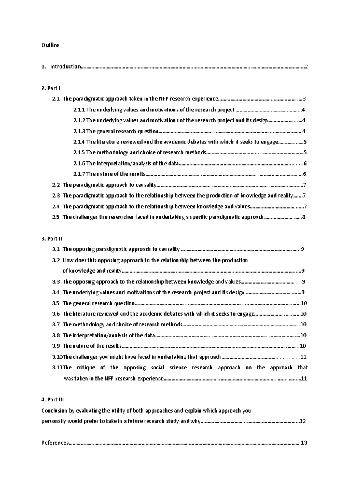 A reflective essay on personal experiences