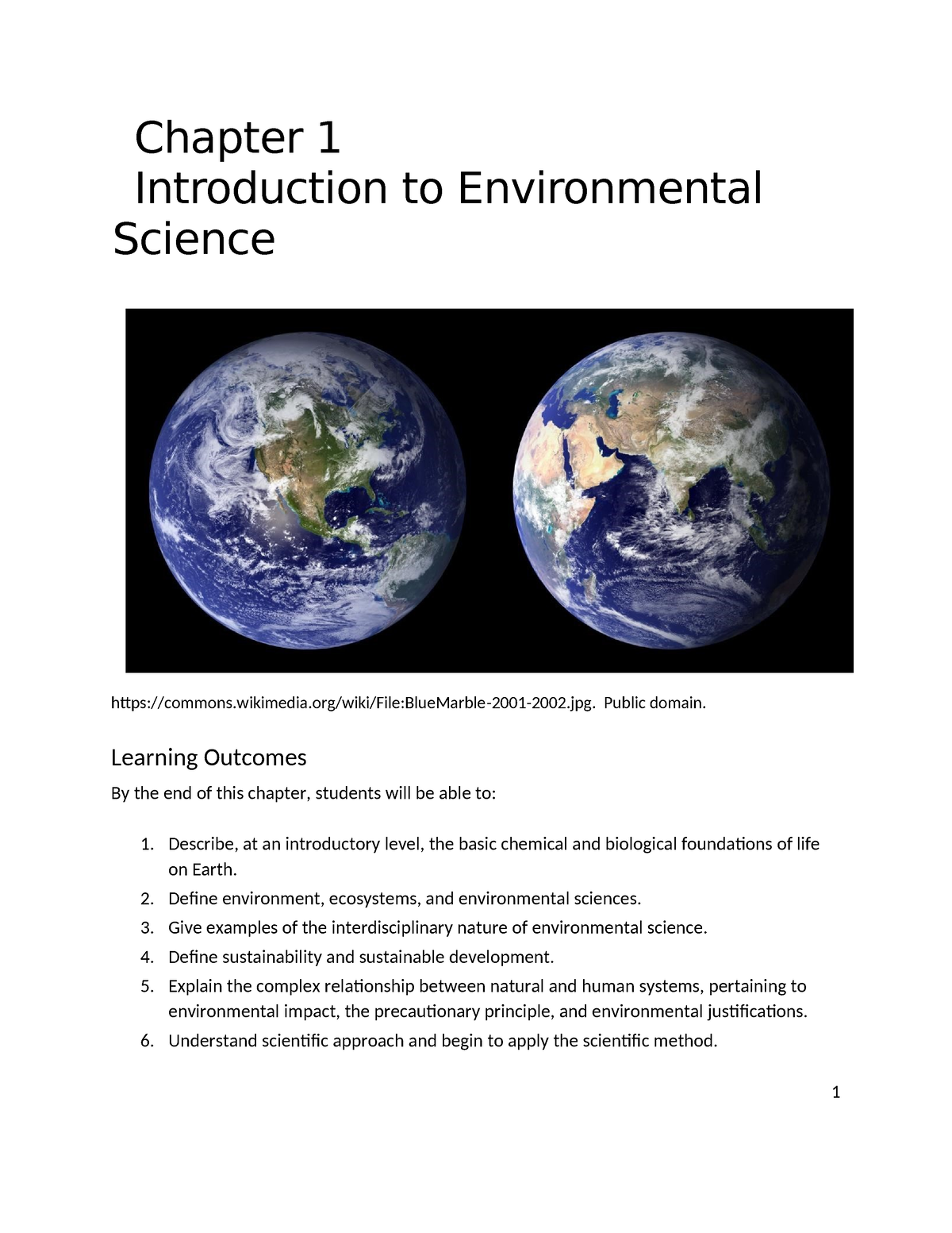 1691722504212 C1 Introduction - Chapter 1 Introduction To Environmental ...