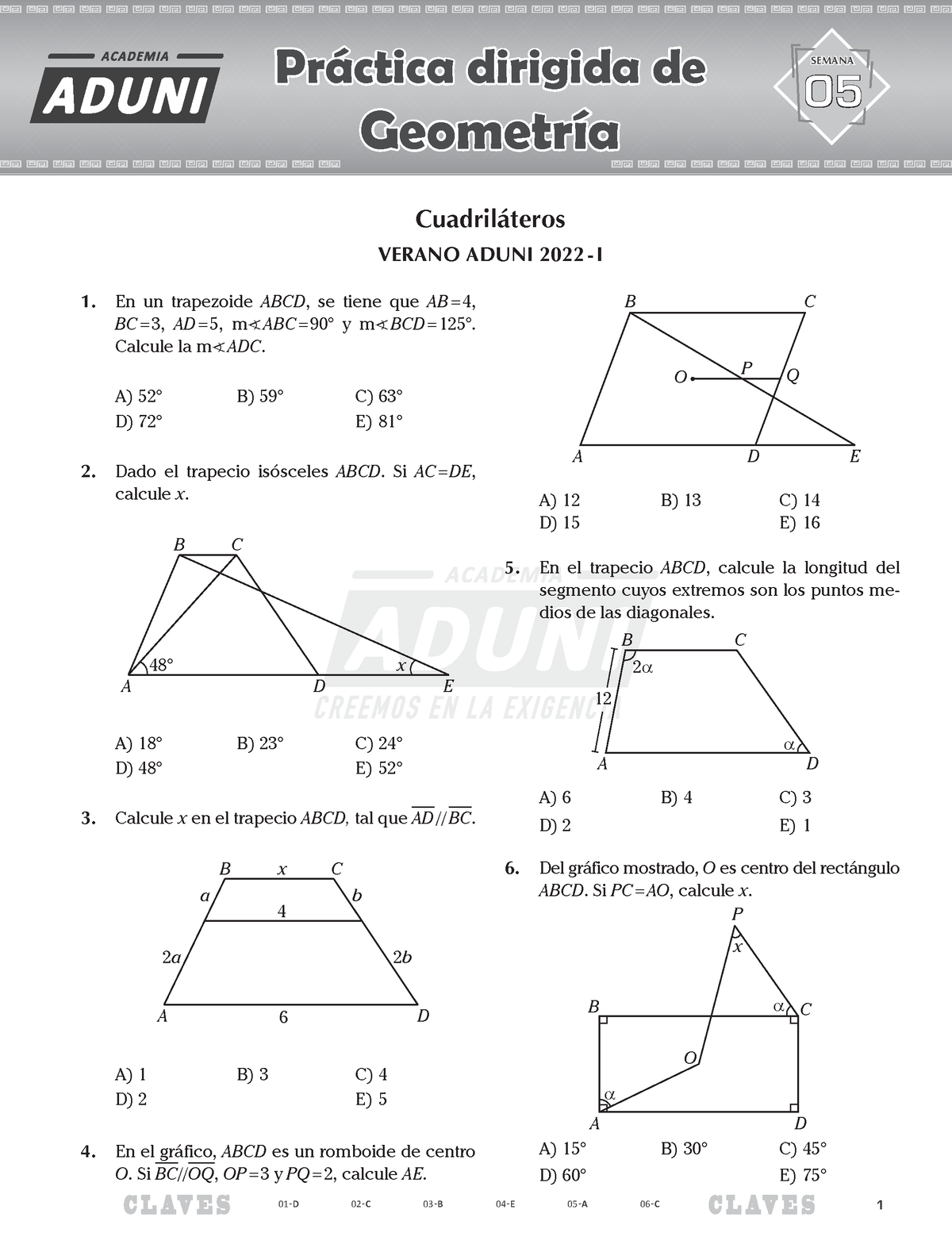 G VAD Diri Sem5 - G VAD Diri Sem5 - Verano ADUNI Geometría En Un ...