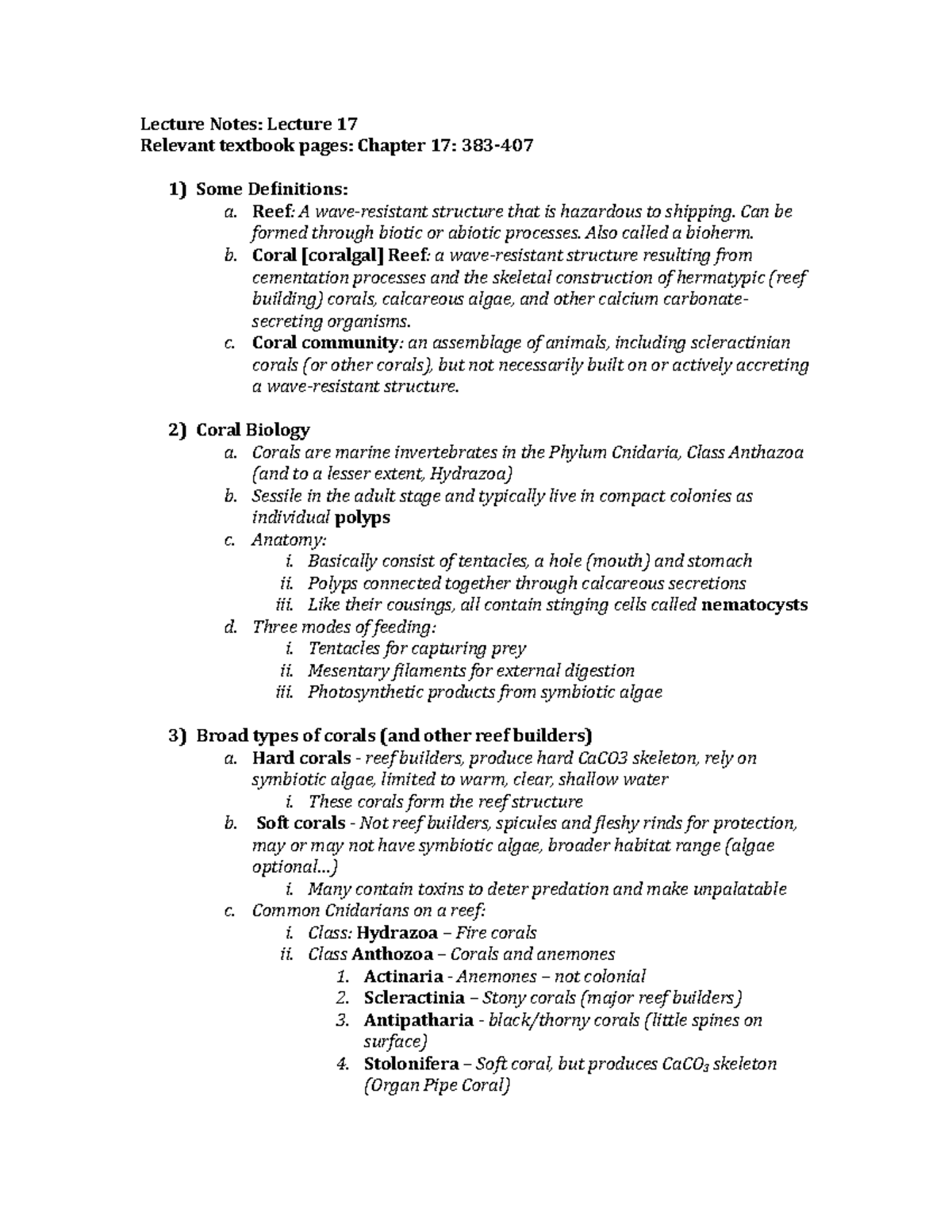 Lecture Notes 17 - Lecture Notes: Lecture 17 Relevant Textbook Pages ...