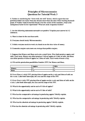 Microeconomics Week 9 Tutorial Notes Kahoot Answers - Microeconomics ...