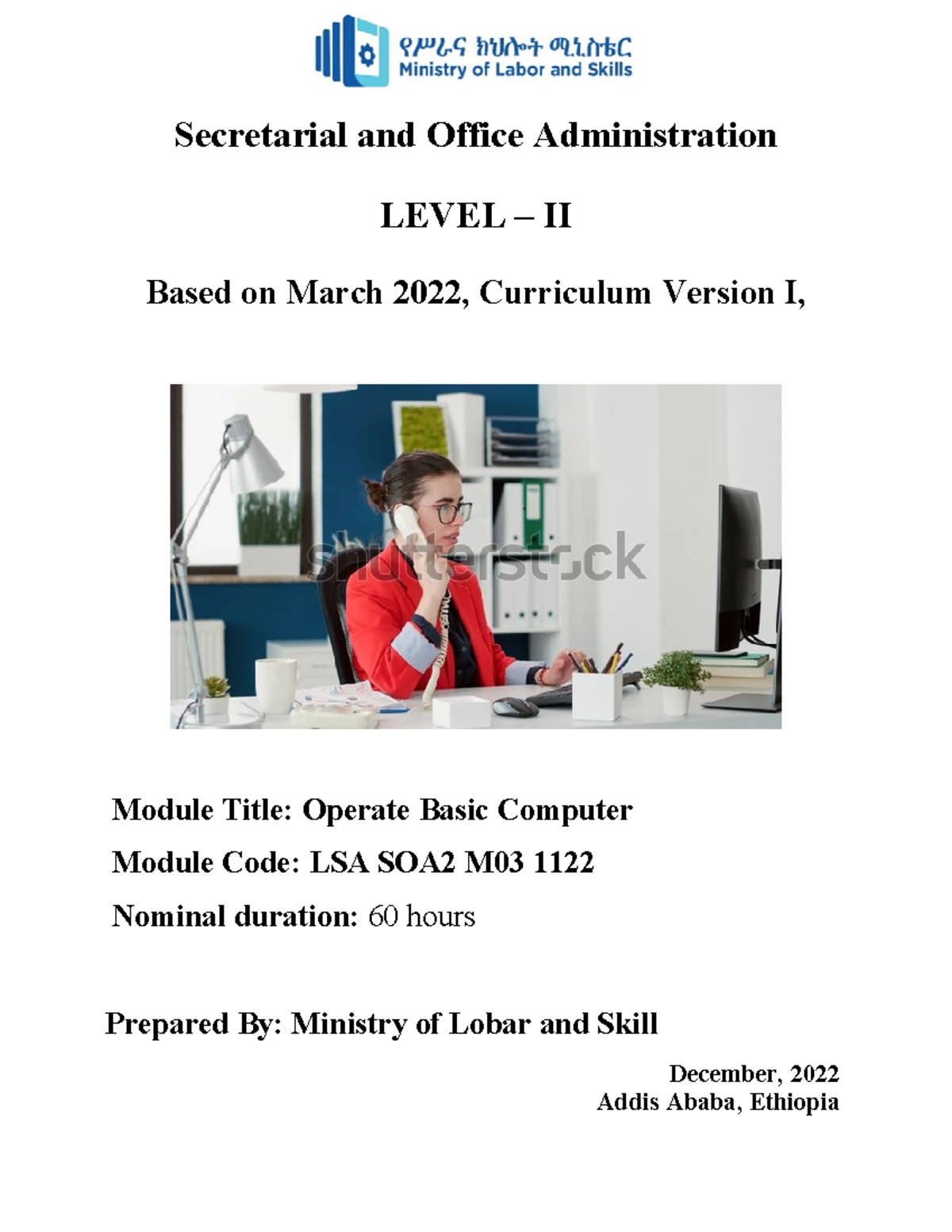 M03- Operating Basic Computer - Secretarial and Office Administration ...