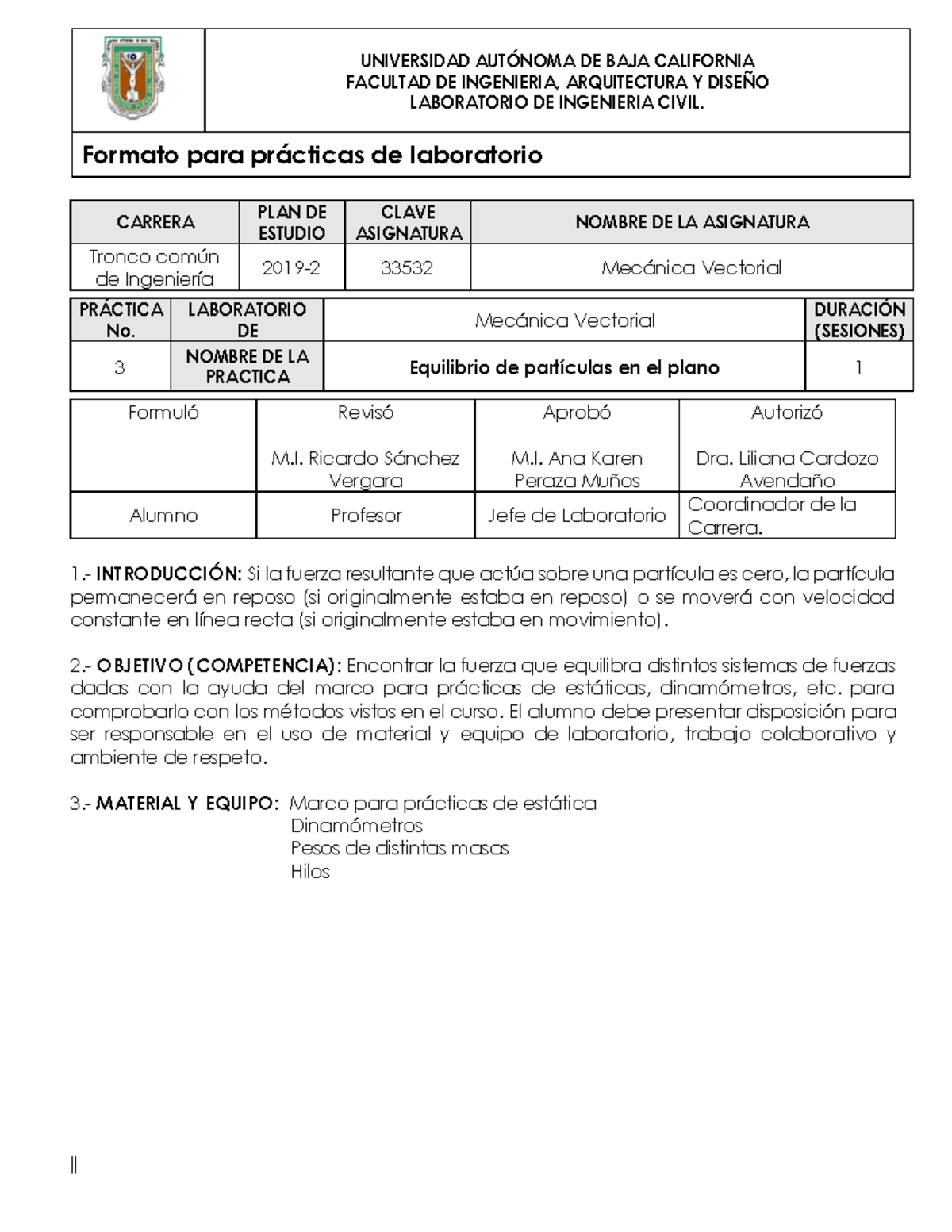 Práctica 3 Reportes De Prácticas De Laboratorio De Química Mezcla De