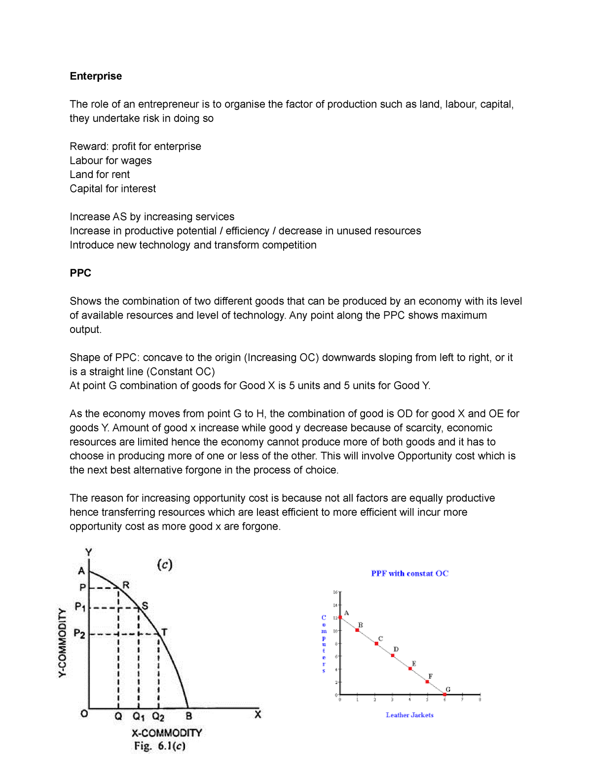 economics essay evaluation