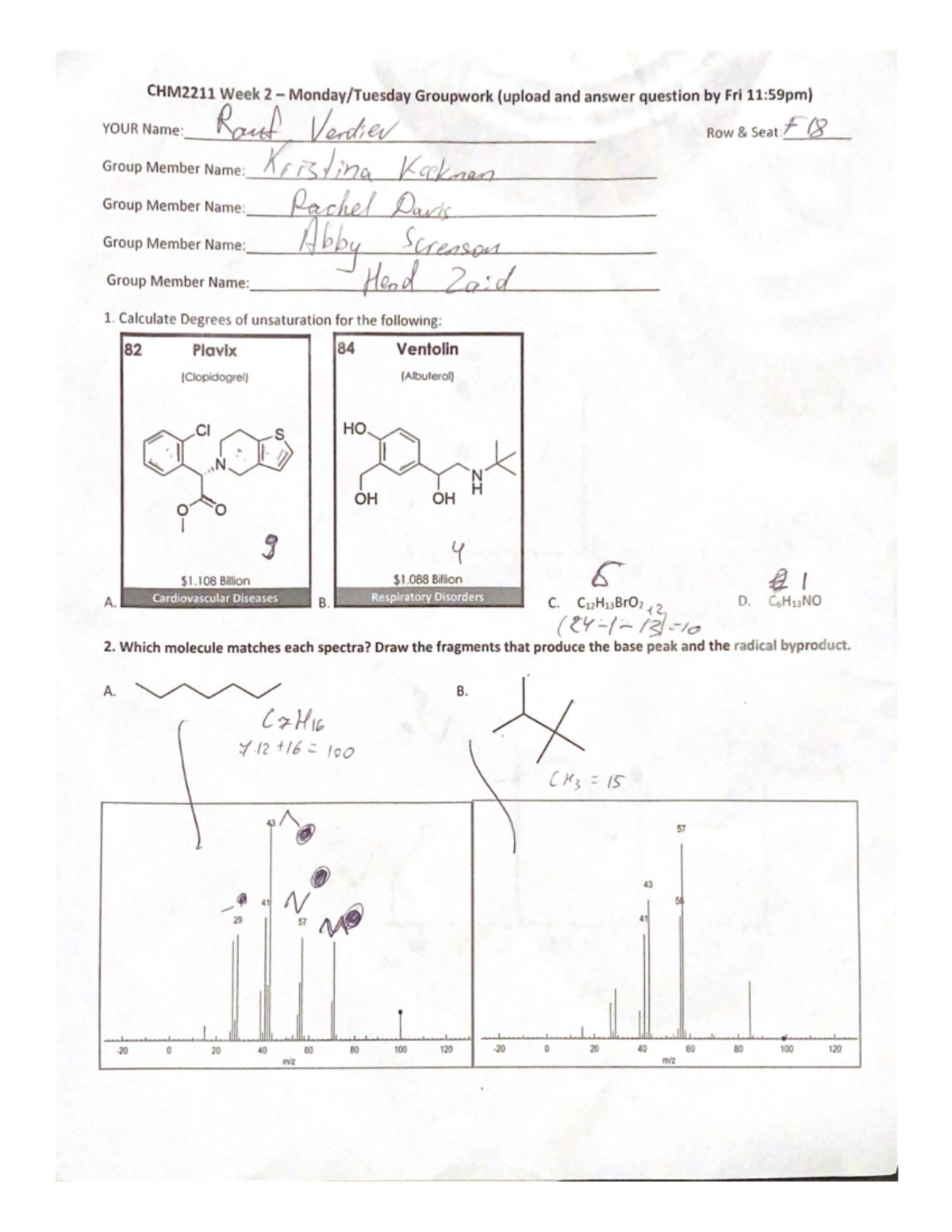 CHM2211 Week 2 - week 2 - BSC4052 - USF - Studocu