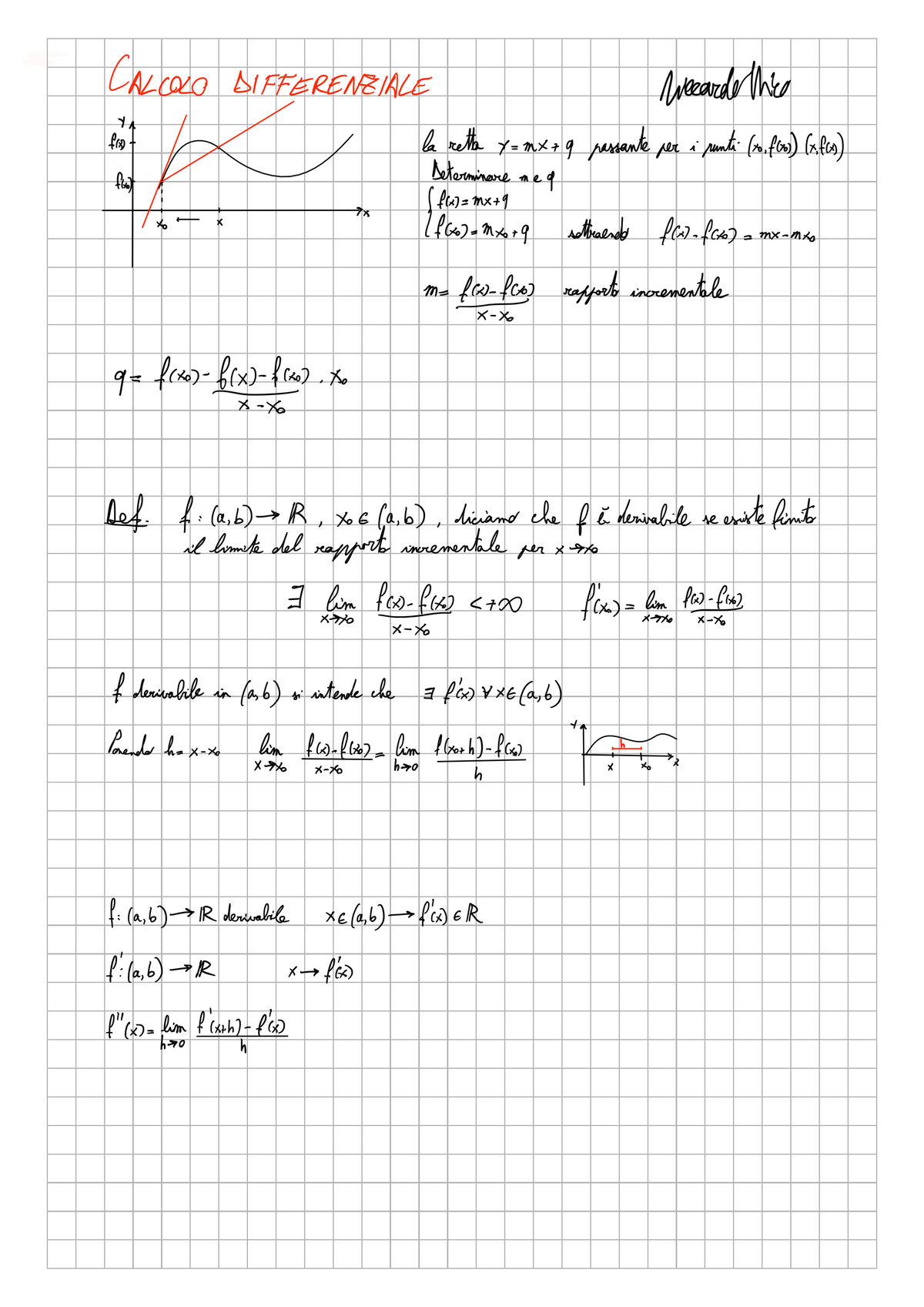 Calcolo Differenziale Analisi E Geometria Studocu