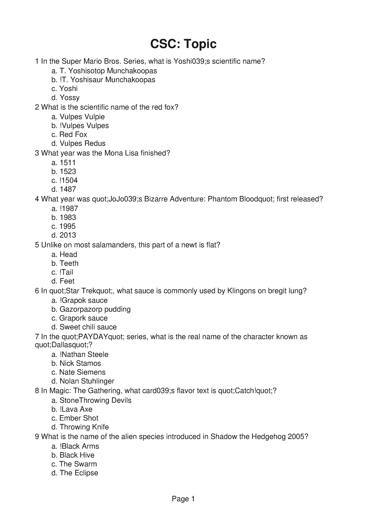 english standard common module essay questions