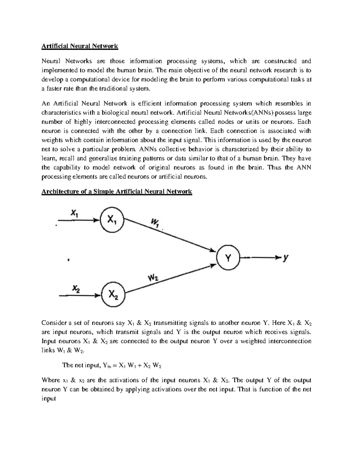 Artificial Neural Network - Artificial Neural Network Neural Networks ...