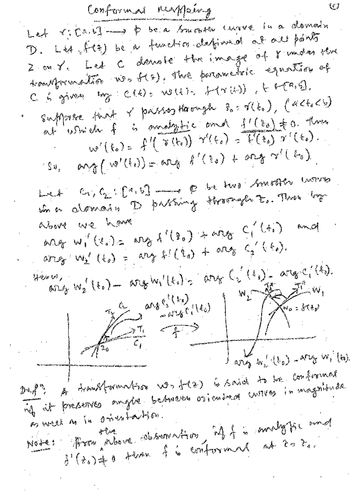Conformal Mapping - Mathematics-III - Studocu