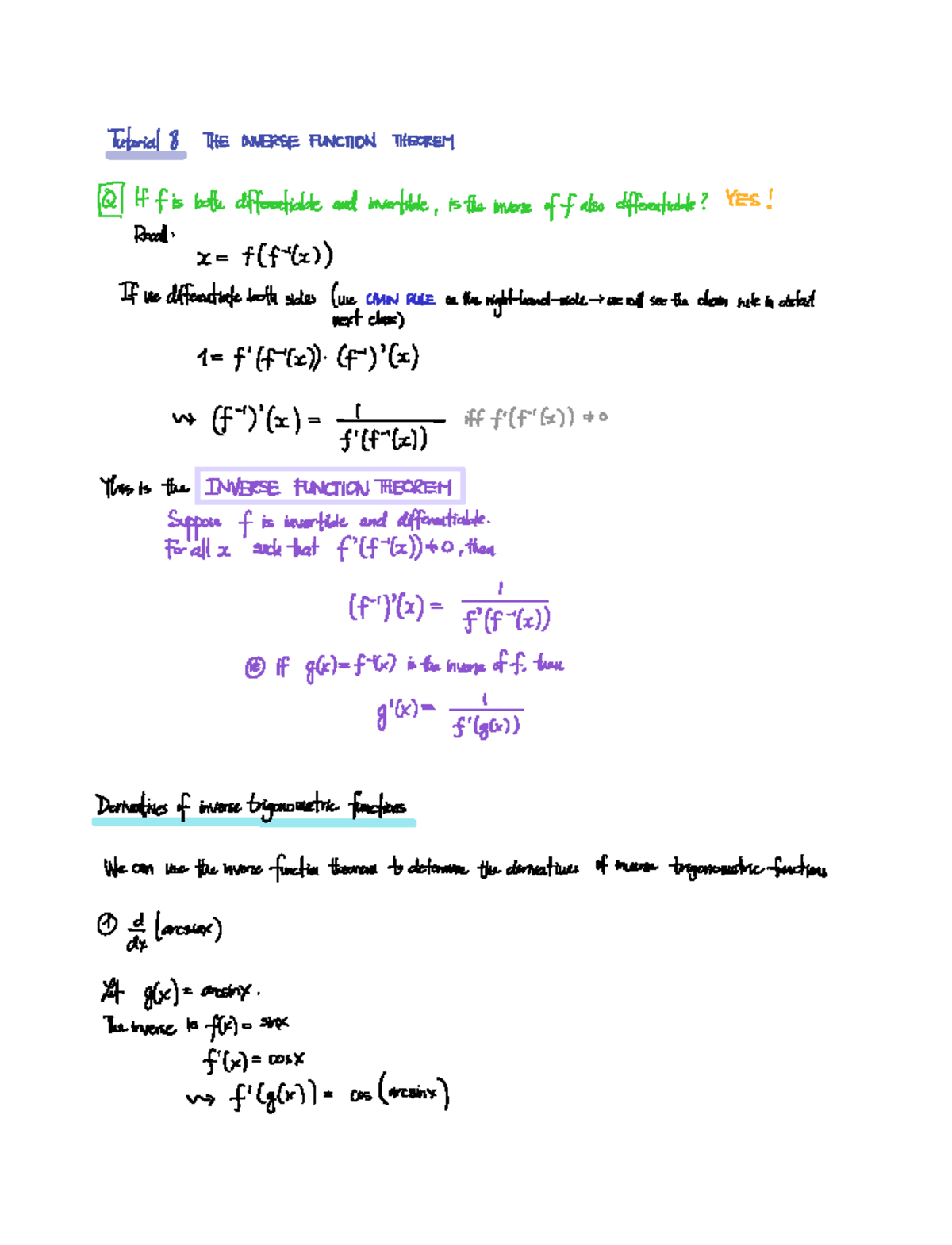 2022.10.05+calc+1000A+tutorial+8 - Tutorial 8 THE INVERSE FUNCTION ...