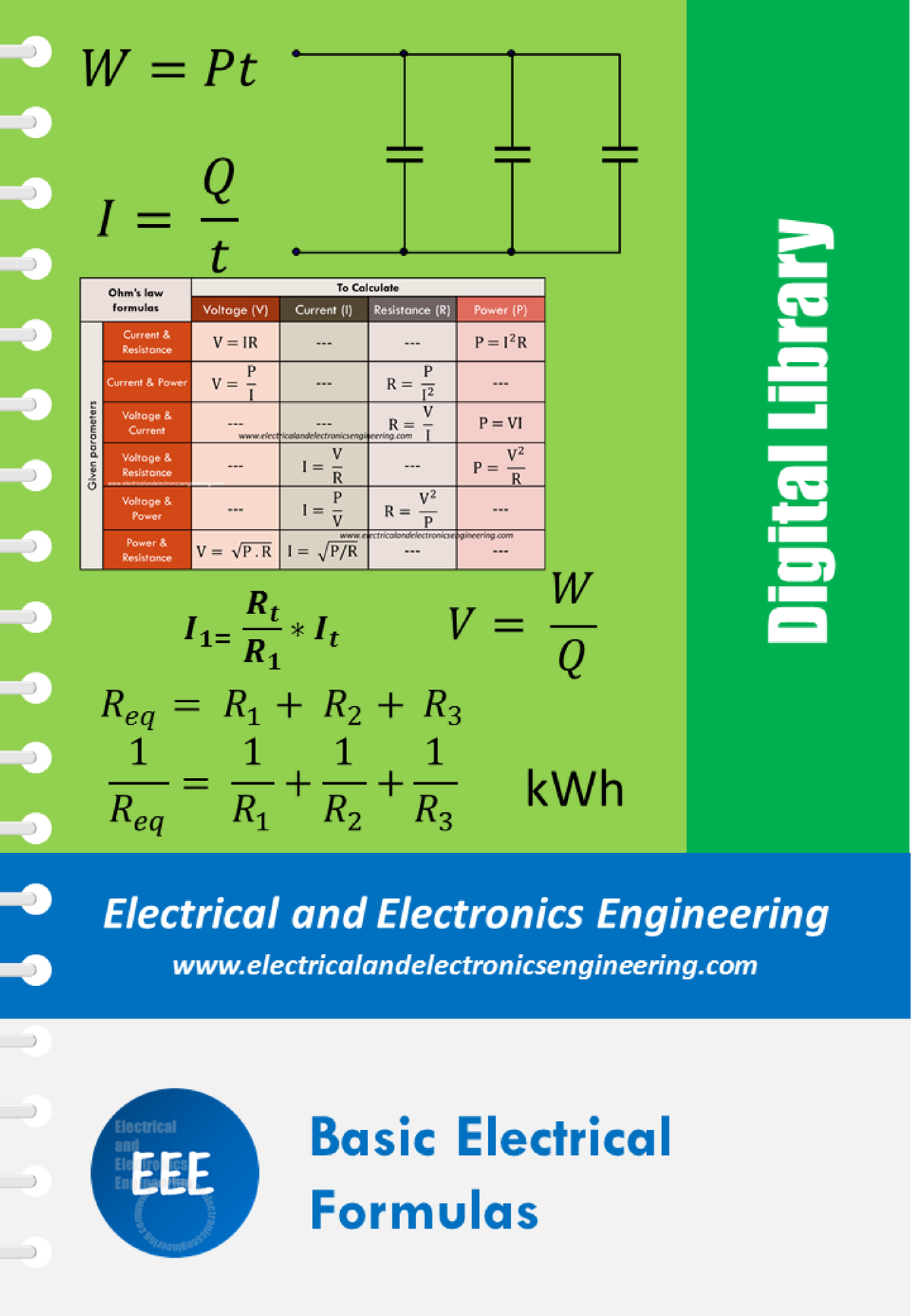 Basic Electrical Formulas Handbook - Electrical And Electronics ...