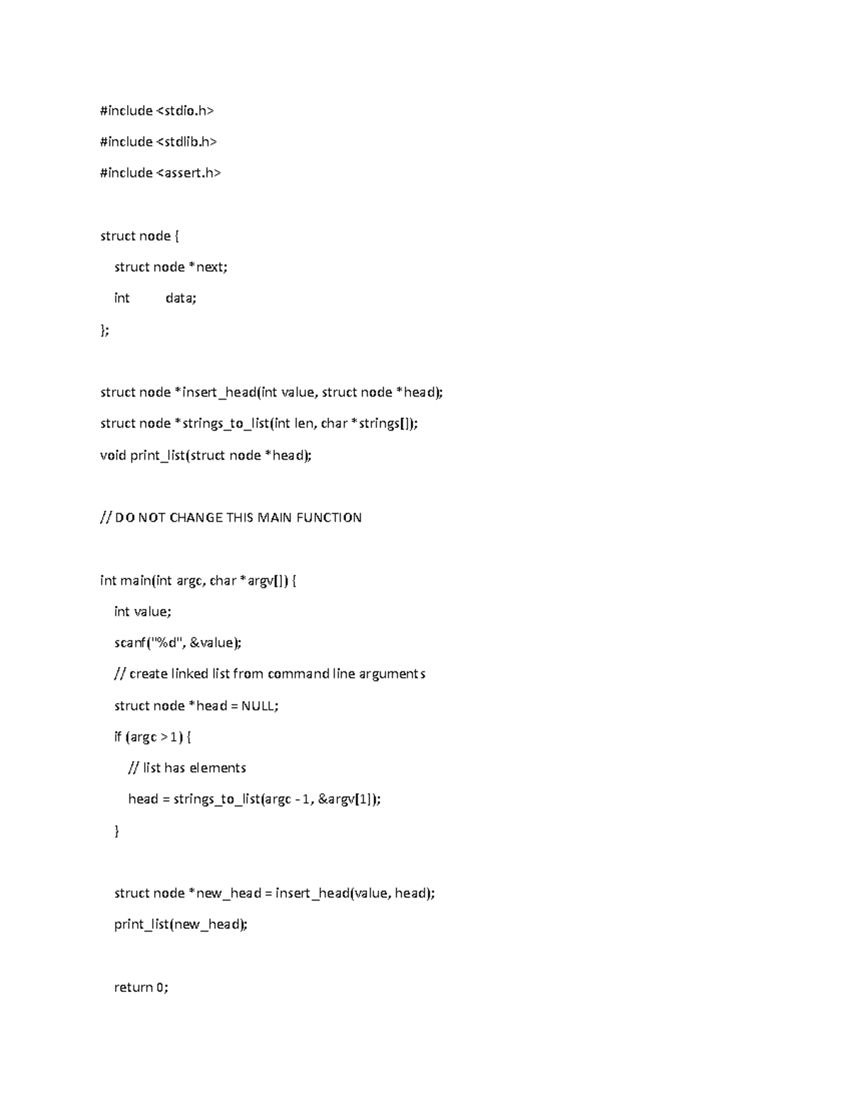 COMP1511 Lab - insert_head.c - #include #include #include struct node ...