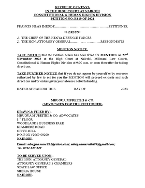 Penal Code cap 63 - LAWS OF KENYA - LAWS OF KENYA The Penal Code ...