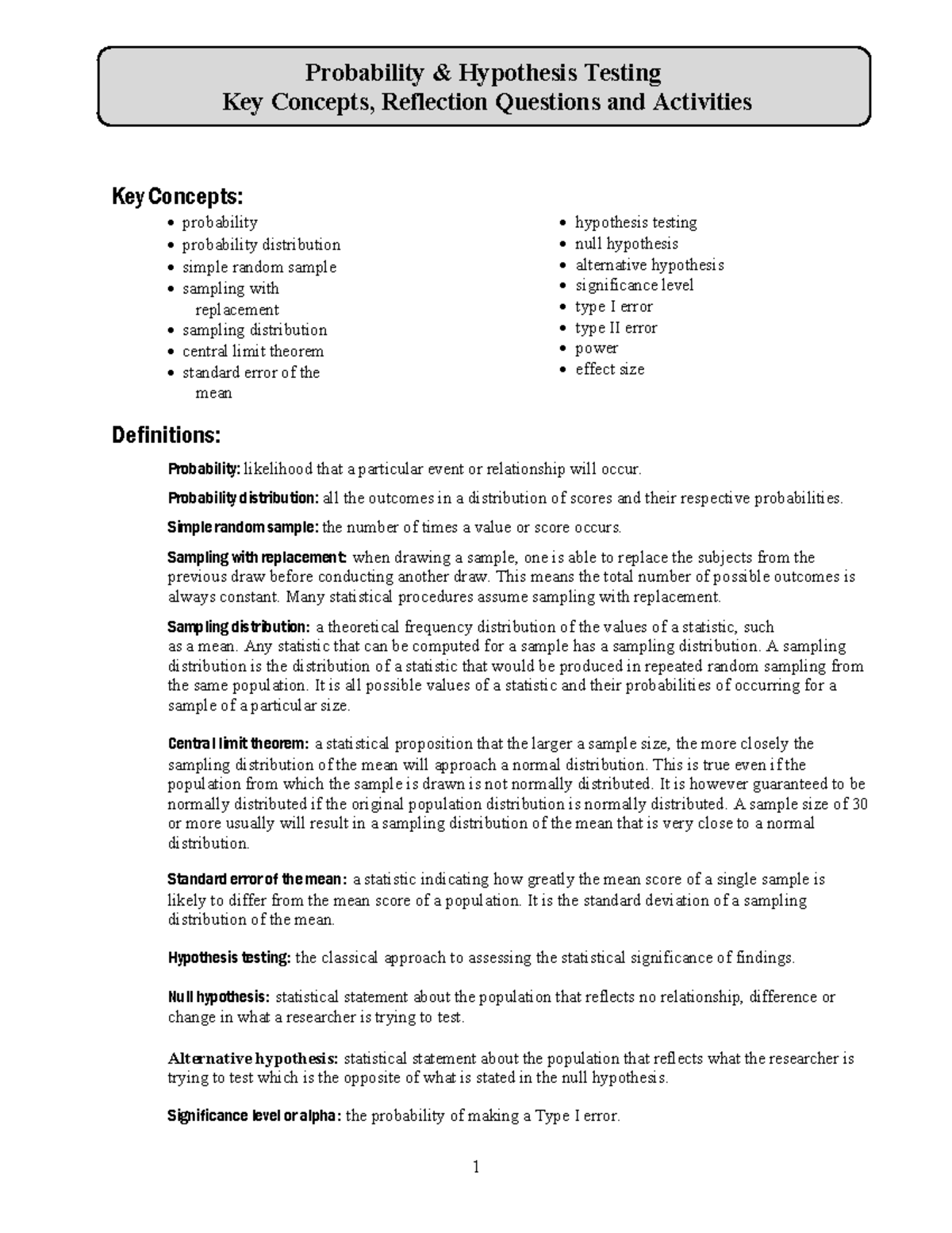 Key Concepts Reflection Questions Activities Week07 - Key Concepts ...