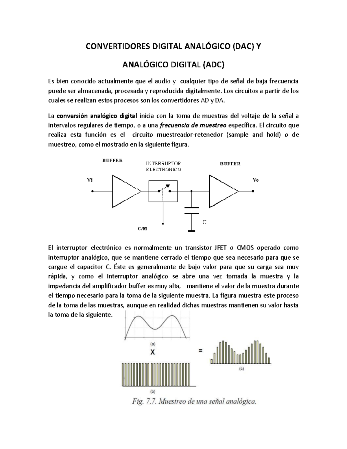 3 Convertidores DA Y AD - Electronica - CONVERTIDORES DIGITAL ANALÓGICO ...