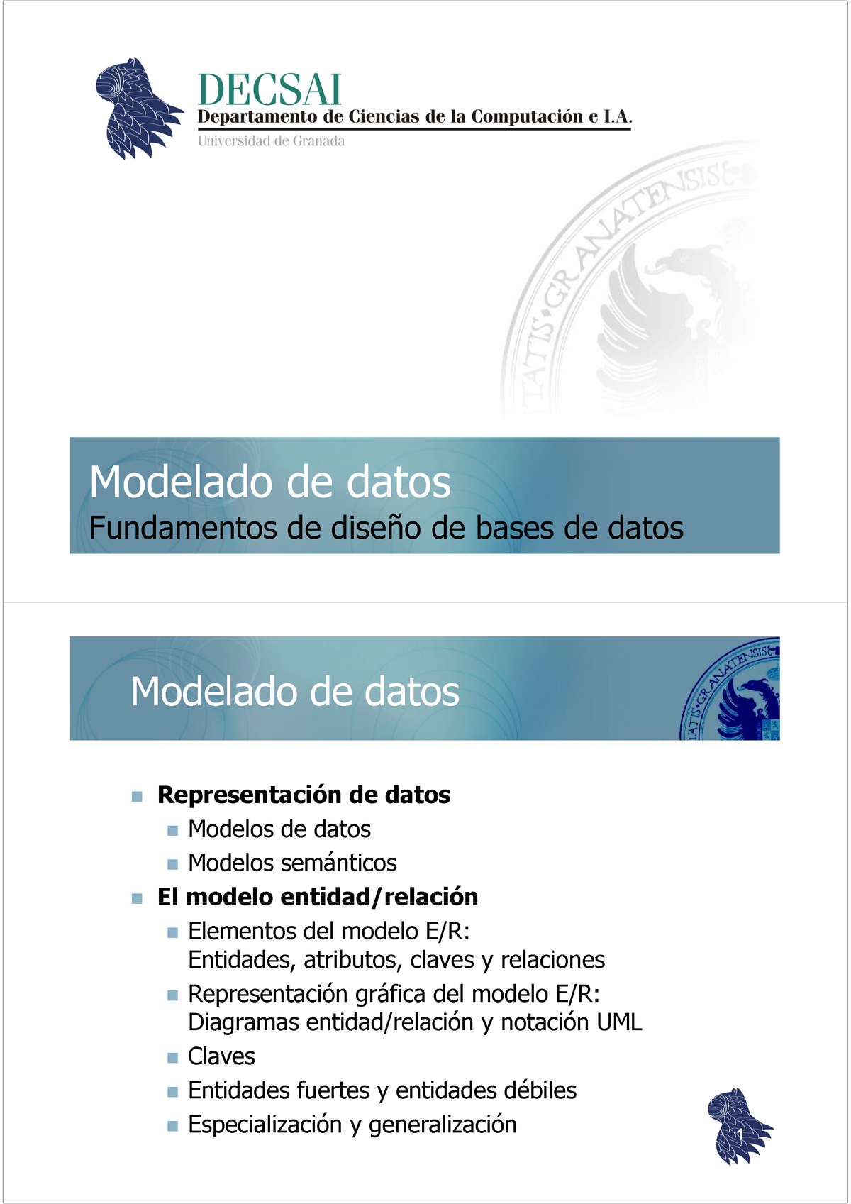 C Modelado De Datos -++++ - - Studocu