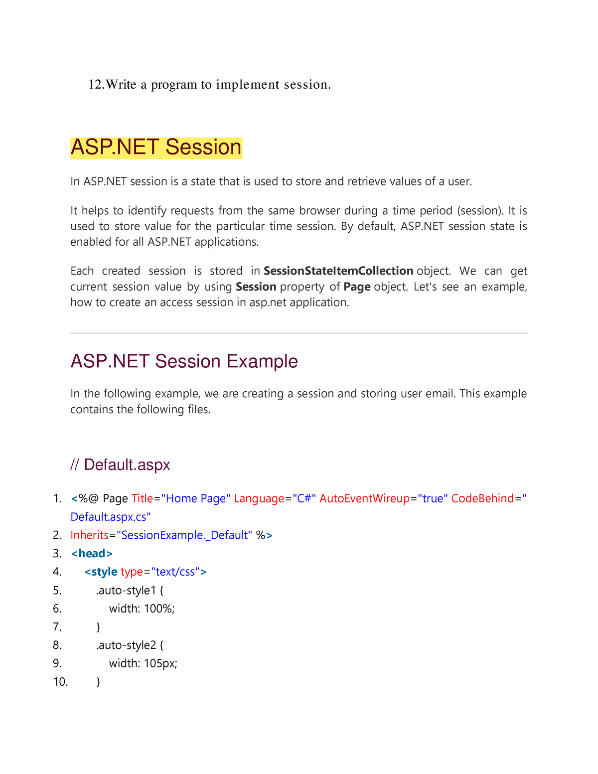 asp-net-session-12-write-a-program-to-implement-session-asp-session