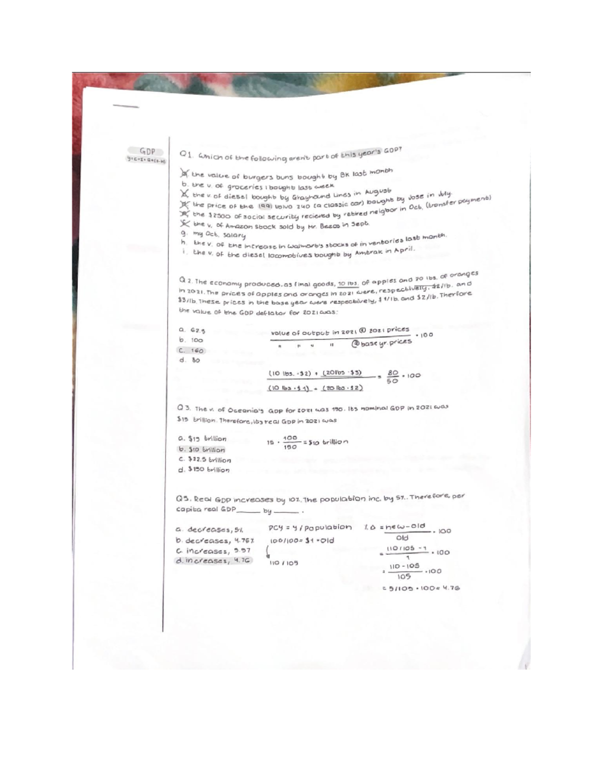 Test Review For Econ - ECON2301 - Studocu