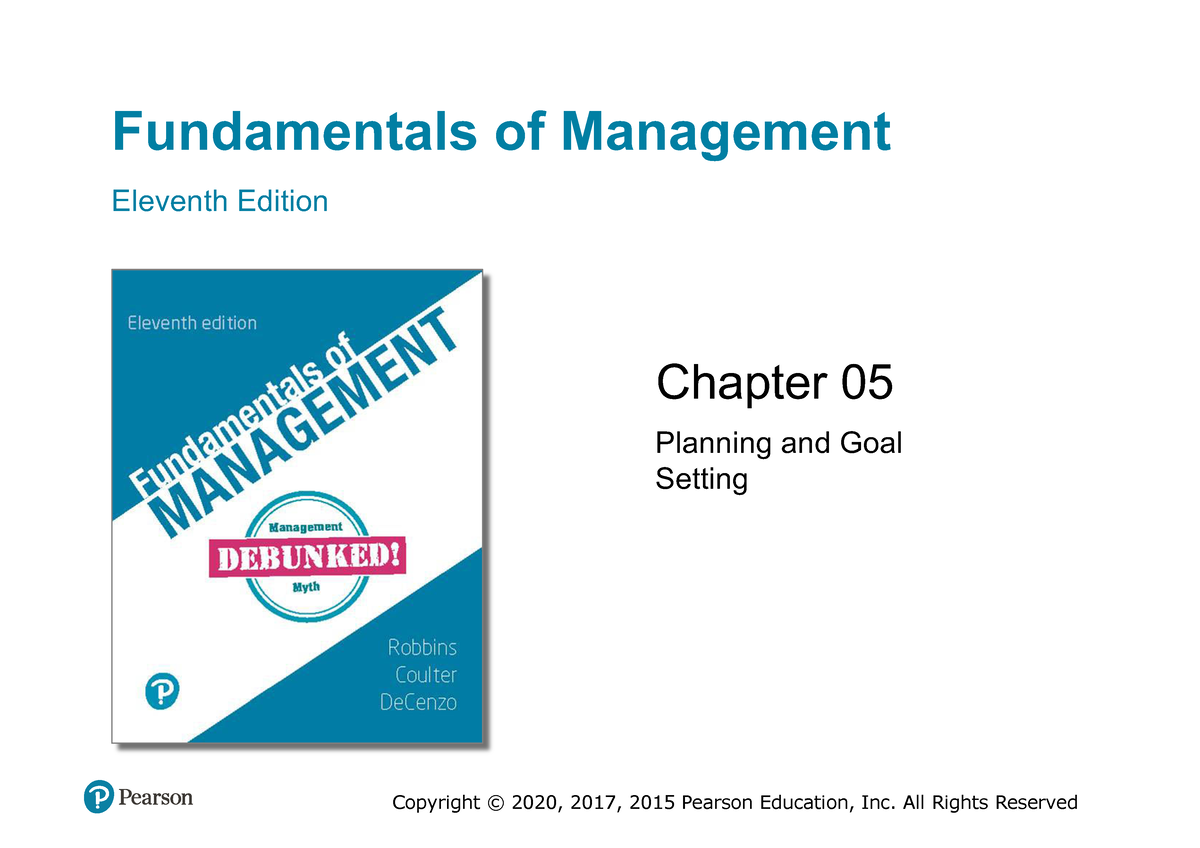 Chapter 5 - Lecture Notes Chp5 - Fundamentals Of Management Eleventh ...