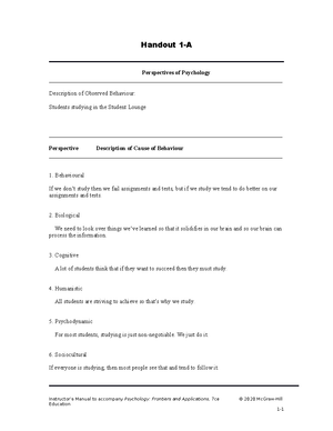 Psychology Handout 2 - Celina Cabral - Handout 2-D Design a Study Step ...