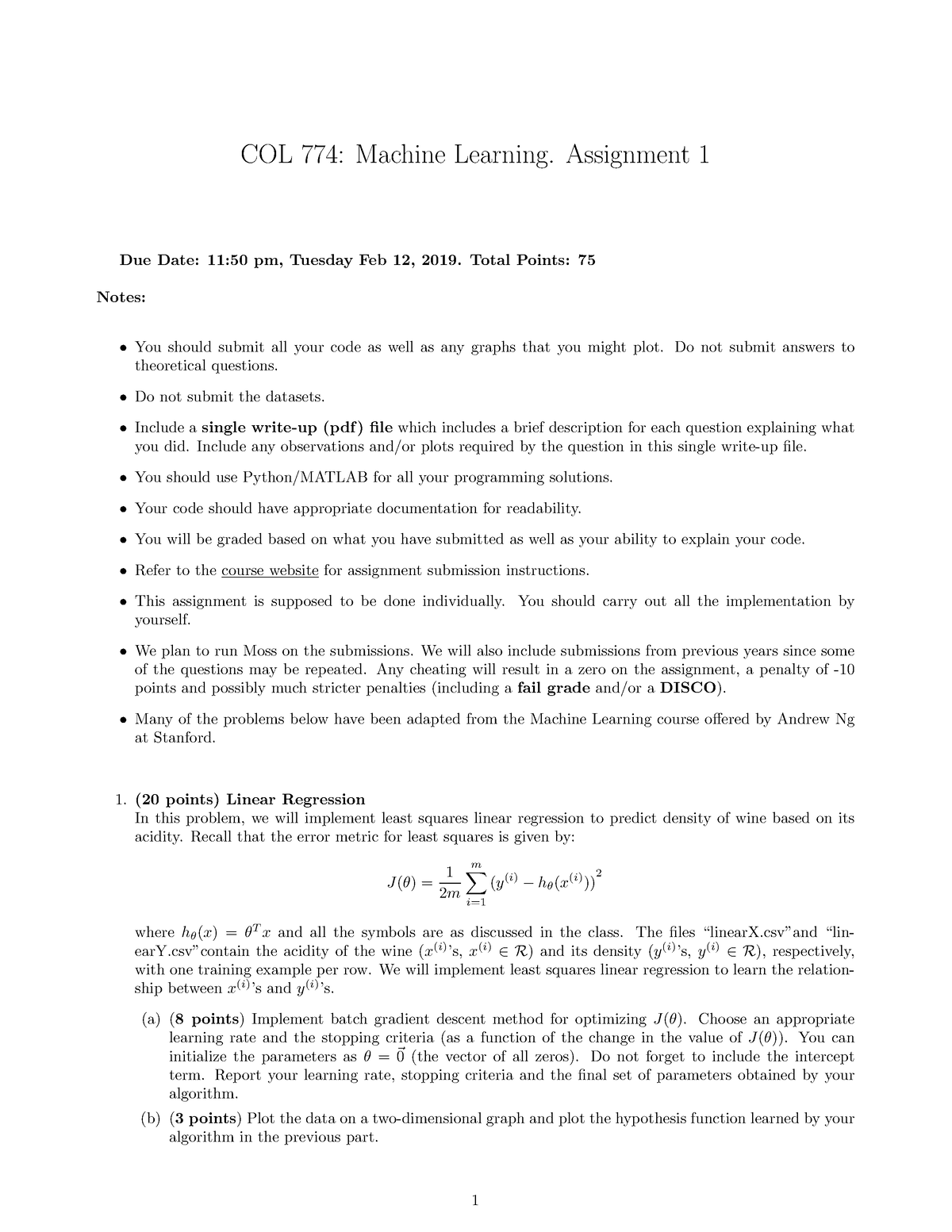 assignment problem machine learning