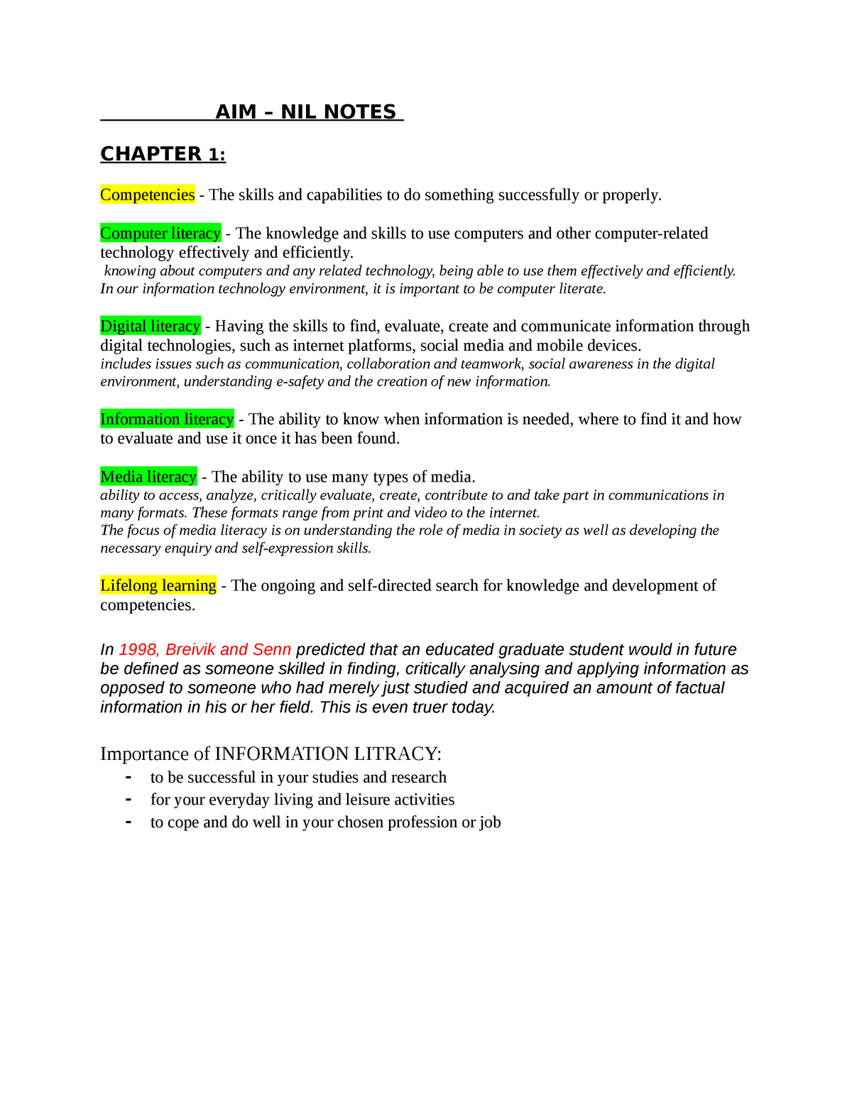 aim-chaptert-1-7-summary-aim-nil-notes-chapter-1-competencies