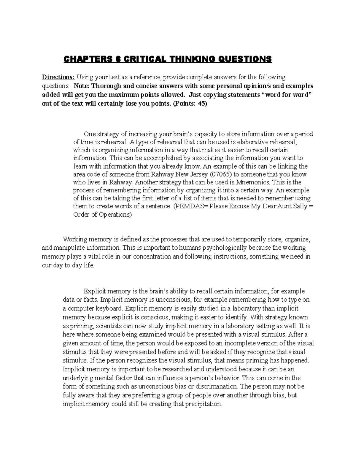 critical thinking chapter 6