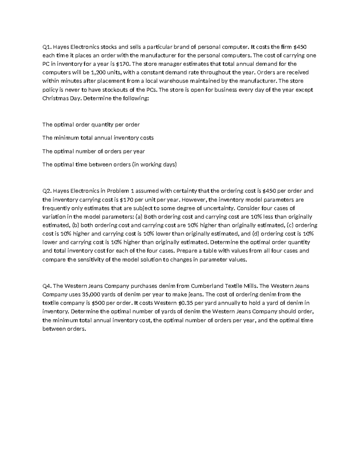 problems-2-4-6-12-study-materials-q1-hayes-electronics-stocks-and