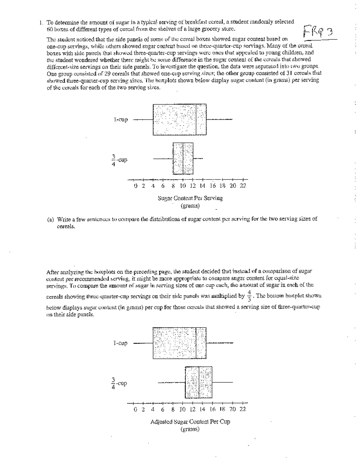 2019 AP Review FRQ 3 for Simulattions and FREE - his39992 - Studocu