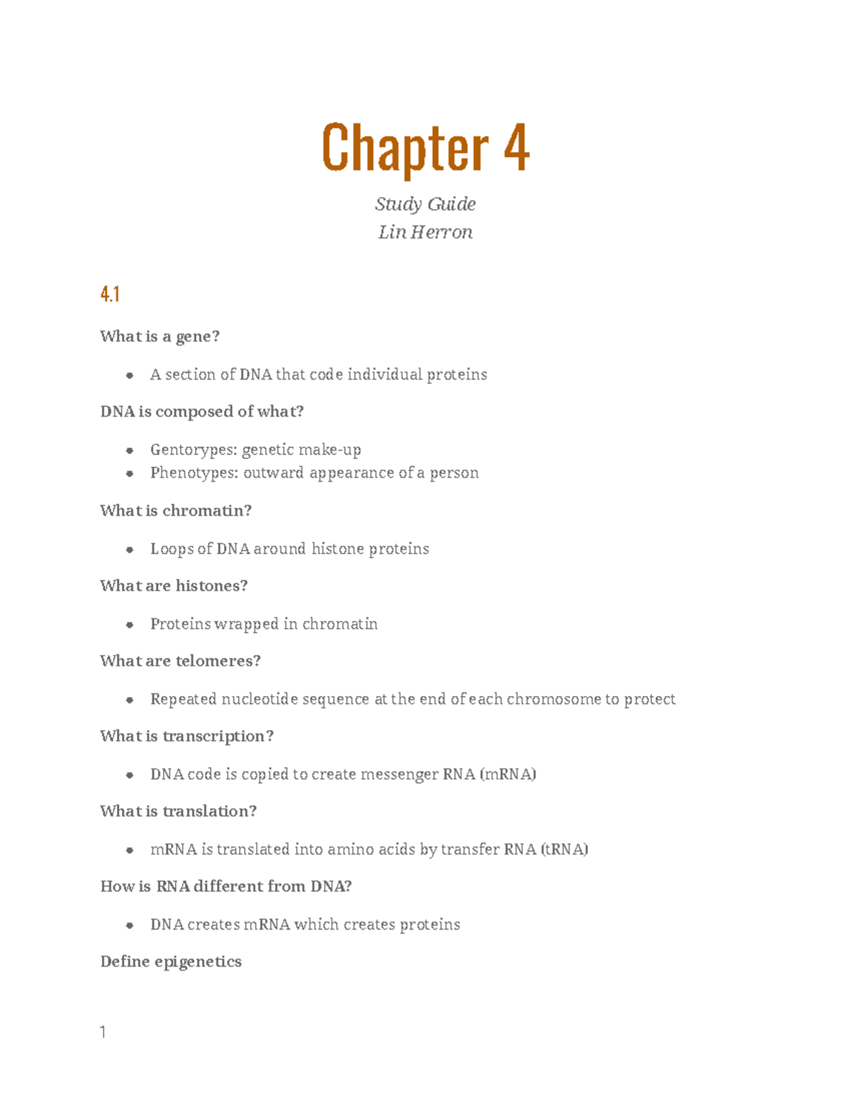 Psy250 Ch4 Study Guide Chapter 4 Study Guide Lin Herron 4 What Is A